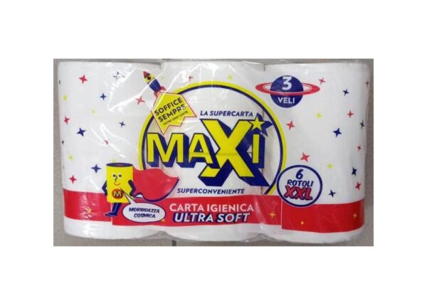 MAXI IGIENICA 6 ROTOLI 3V ULTRA SOFT XXL