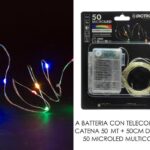 CATENA 50 MICROLED B/O C/TIMER MULTICOL ART.405838