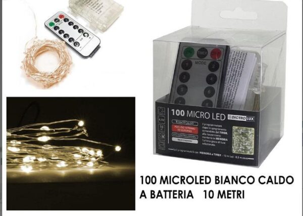 CATENA 100 MICROLED C/TELEC. B.CALDO 405841