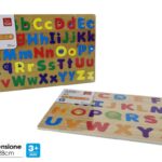 PUZZLE 3D LETTERE LEGNO 2 ASS. ART.539760