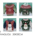 PACCO 12 TOVAGLIOLI NAT. 33CM 3V. 4ASS ART.695014