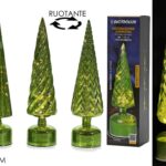 ALBERO H42CM B/O LU/MOV VERDE 3ASS ART.480525
