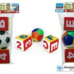 GIOCA BABY PALLA + 2 CUBI CON SONAGLI 2 ASS. ART.102487