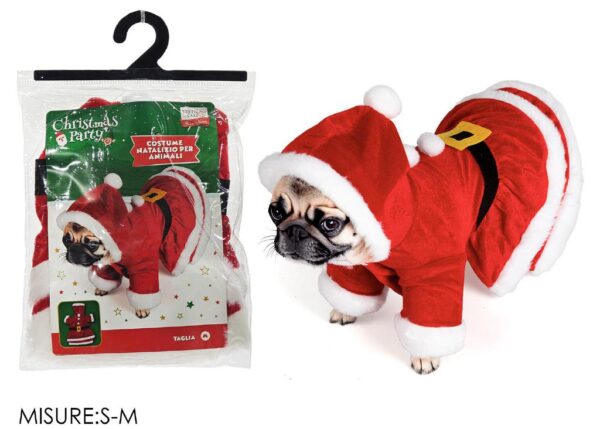 VESTITO ANIMALE NATALIZIO 2 TAGLIE ART.430011