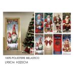 COPRIPORTA DEC. NATAL.90X220CM 8ASS ART.582849