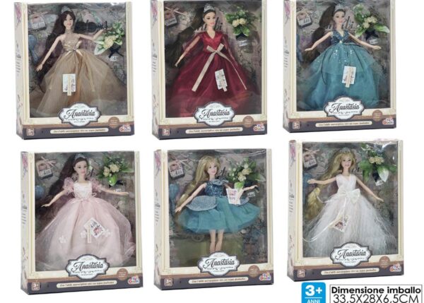 BAMBOLA ANASTASIA 6ASS ART.122630