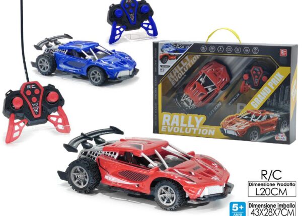 AUTO R/C 27.145 MHZ 4 FUNZIONI 2ASS ART.122743