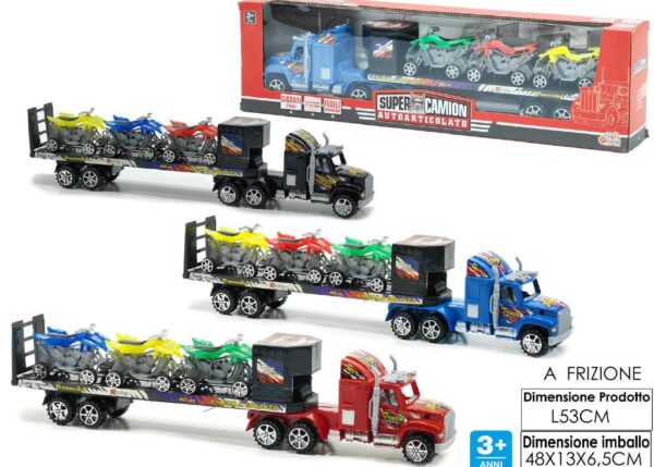 CAMION CON QUAD 3ASS ART.104449