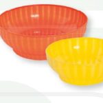 INSALATIERA COSTOLATA $ PLASTICA D.22CM ART.0015