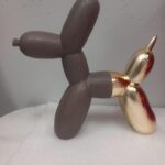 CANE CERAMICA MARRONE CM.21X19 ART.D76