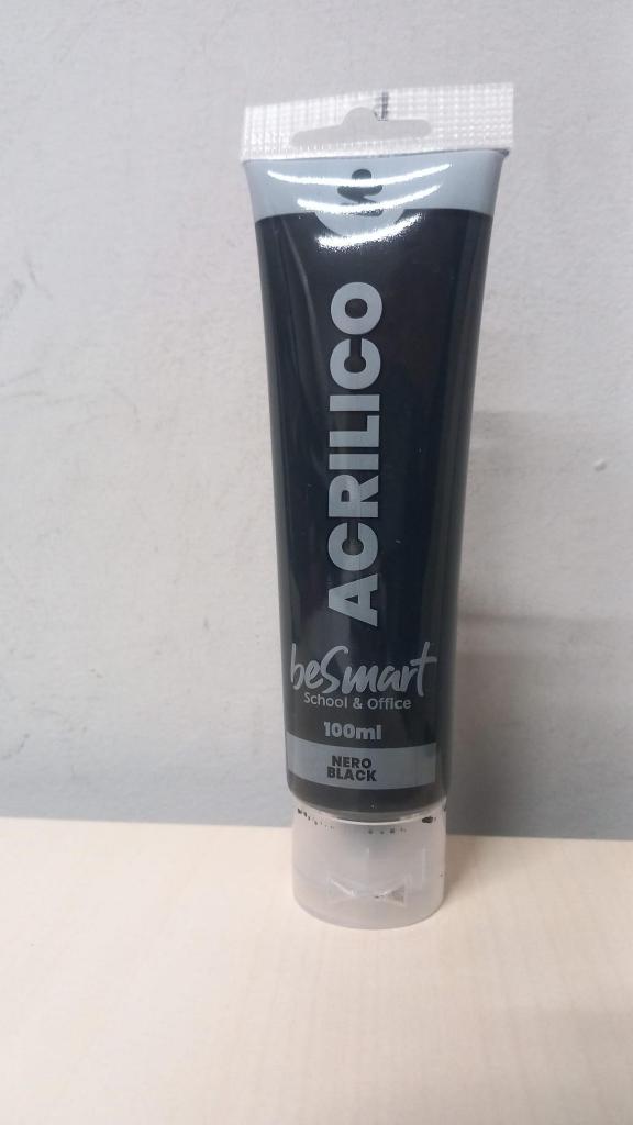TEMPERA ACRILICA 100ML NERO ART.01050558 TEMPERA ACRILICA 100ML NERO ART.01050558