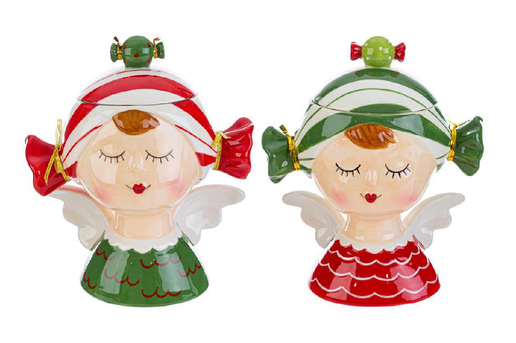 SCATOLA CERAMICA DEC.CANDY 2ASS.23X15XH.22,5CM ART.37523 SCATOLA CERAMICA DEC.CANDY 2ASS.23X15XH.22,5CM ART.37523