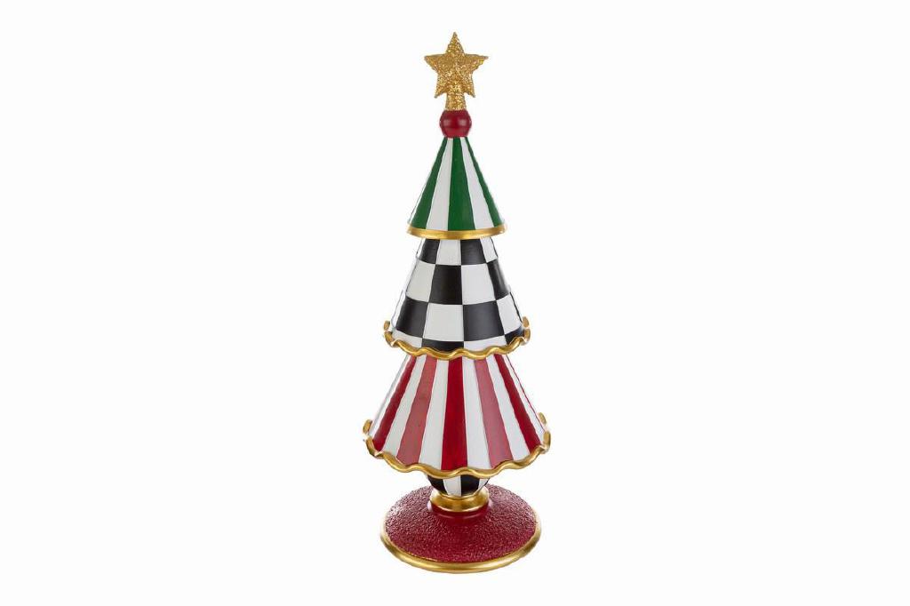 ALBERO DI NATALE RESINA BLACK ROYAL 15X15XH.41CM ART.38468 ALBERO DI NATALE RESINA BLACK ROYAL 15X15XH.41CM ART.38468