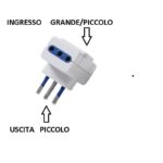 ADATTATORE TRIPLO BIV. 10A $