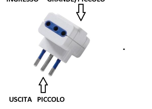 ADATTATORE TRIPLO BIV. 10A $