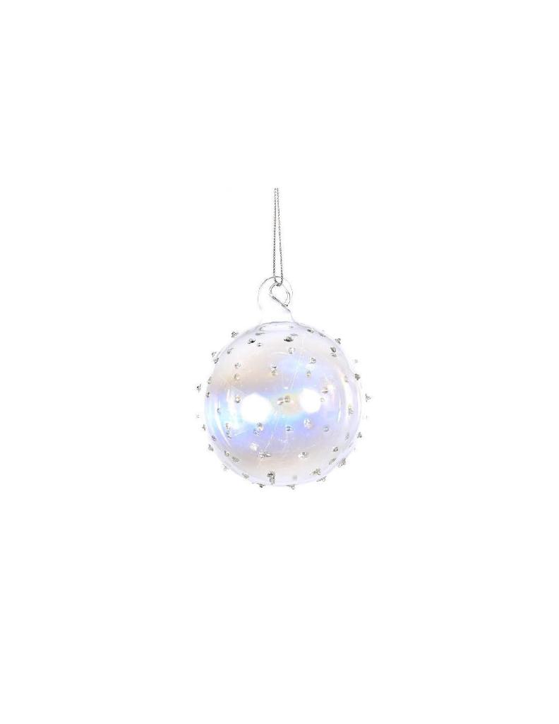 SFERA NATALIZIA 60730 VETRO D8CM TRASPAR SFERA NATALIZIA 60730 VETRO D8CM TRASPAR