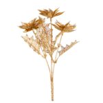 PICK HOWELL POINSETTIA ORO H33CM