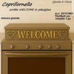 COPRIFORNELLO GRANDE TORTORA WELCOME ORO ART.25101WO