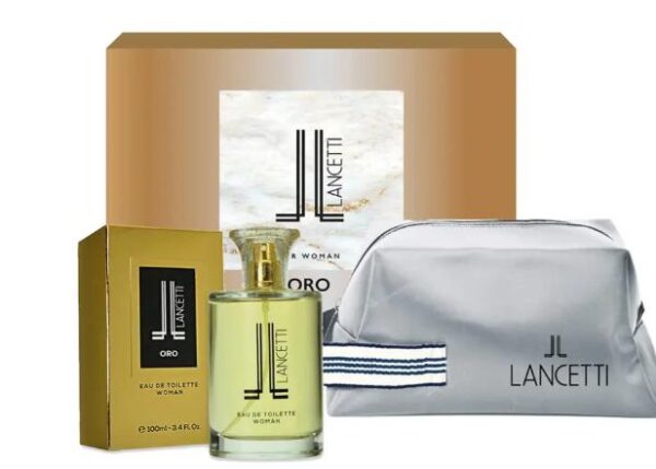 LANCETTI ORO EDT 100ML PER DONNA CON POCHETTE ART.LANC30