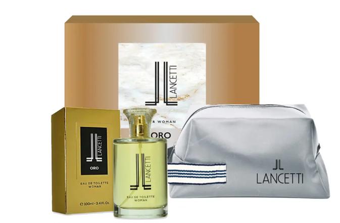 LANCETTI ORO EDT 100ML PER DONNA CON POCHETTE ART.LANC30 LANCETTI ORO EDT 100ML PER DONNA CON POCHETTE ART.LANC30