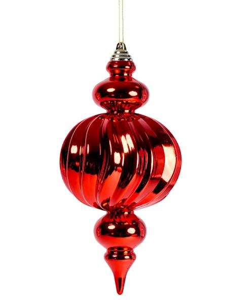 PENDENTE DECORO ROSSO 12X25CM PVC PENDENTE DECORO ROSSO 12X25CM PVC