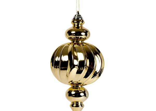 PENDENTE DECORO ORO 12X25CM PVC