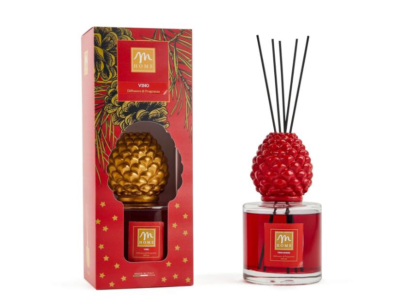 DIFFUSORE DI ESSENZA LOLA 500 ML DI VINO ASS. CON BACCHETTI IN FIBRA ART.83596 - DIFFUSORE DI ESSENZA LOLA 500 ML DI VINO ASS. CON BACCHETTI IN FIBRA ART.83596 -