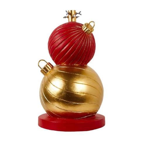 BASE ALBERO PALLE NATALIZIE ROSSO E ORO IN POLIRESINA PER ALBERI CON TUBO MAX D.3.6CM/8KG/.1.8M 32X31.5XH.57 CM ART.86733 - BASE ALBERO PALLE NATALIZIE ROSSO E ORO IN POLIRESINA PER ALBERI CON TUBO MAX D.3.6CM/8KG/.1.8M 32X31.5XH.57 CM ART.86733 -
