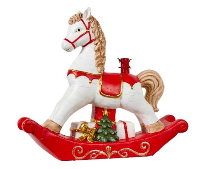 BASE ALBERO CAVALLO A DONDOLO IN POLIRESINA PER ALBERI CON TUBO MAX D.3.6CM/8KG/.1.8M 90X23XH.90 CM ART.86818 - BASE ALBERO CAVALLO A DONDOLO IN POLIRESINA PER ALBERI CON TUBO MAX D.3.6CM/8KG/.1.8M 90X23XH.90 CM ART.86818 -