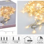 MINILUCCIOLE 192 LED CALDO CAVO TRASP BATTER ART.AX9810460