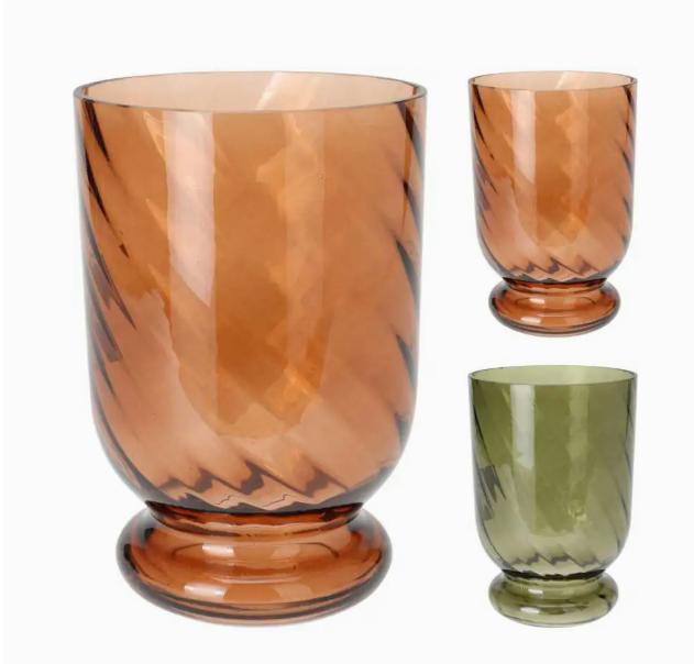 VASO VETRO 14X21CM 2ASS COL ART.AC6009640 VASO VETRO 14X21CM 2ASS COL ART.AC6009640