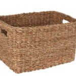 CESTA NATURALI RETTANGOLARE PICCOLA CON MANICI 30CM ART.BD2000180
