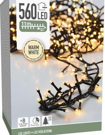 MINILUCCIOLE 560 LED BIANCO CALDO C/GIOCO ART.AX8560110