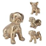 CANE TERRACOTTA ORO 18CM 4ASS ART.APF649200