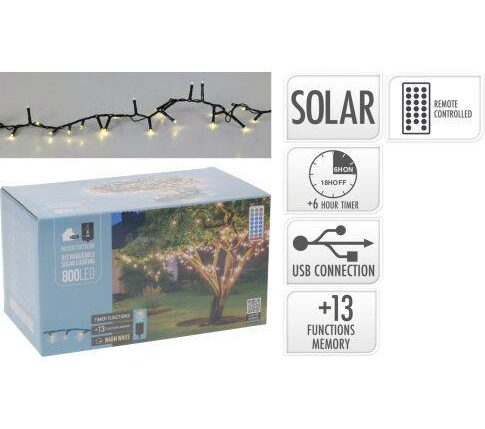 800LED CALDO RICARICABILE ART.AEX100130