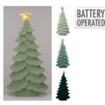 ALBERO RESINA LED 21CM 3ASS ART.AJC000130