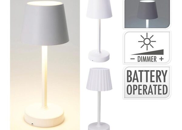 LAMPADA BIANCO 26CM LED BATT2A ART.ANC001110