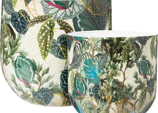 VASO METALLO GIUNGLA GRANDE ART.A67102550