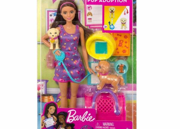 BARBIE CON CAGNOLINI ART.HKD86