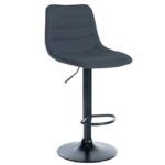 SGABELLO DA BAR LEX IN TESSUTO CON BASE IN METALLO
