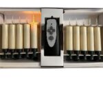 SET DI 10 CANDELE LED CON TELECOMANDO H10CM ART.64069