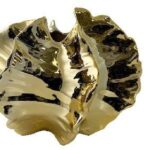 VASO IN CERAMICA DORATO D21;H16CM A21CM;B10CM;H16CM ART.68313