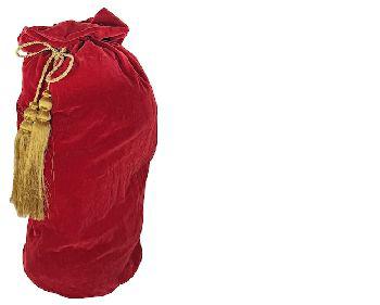 BORSA DI BABBO NATALE CON NAPPE DORATE ROSSA 100CMXD.40XH.100 ART.68399 BORSA DI BABBO NATALE CON NAPPE DORATE ROSSA 100CMXD.40XH.100 ART.68399