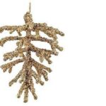 CONO GLITTERATO IN FILO DORATO 12 CM ART.70084