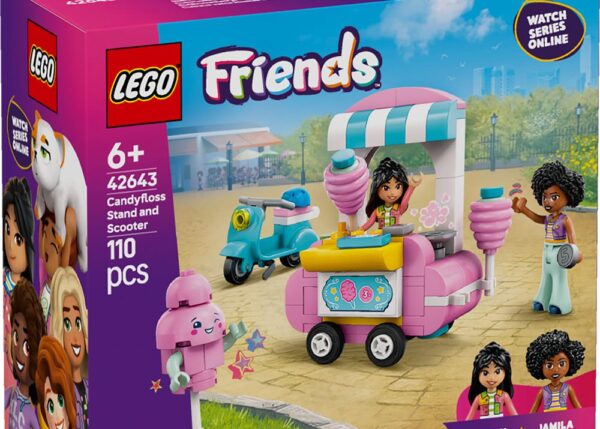 LEGO FRIENDS BANCARELLA DI ZUCCHERO FILATO E SCOOTER 42643