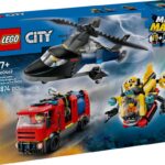 LEGO CITY ELICOTTERO AUTOPOMPA E SOTTOMARINO 60462