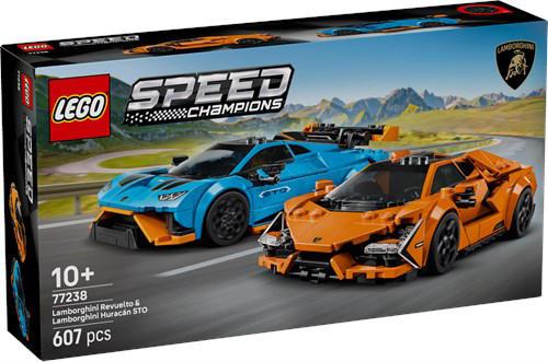 LEGO SPEED CHAMPIONS LAMBORGHINI REVUELTO E HURACAN STO 77238 ART.530280489