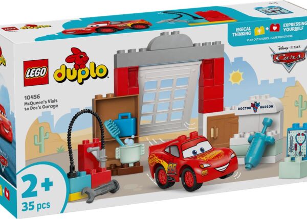 LEGO DISNEY VISITA MCQUEEN OFFICINA DI DOC 10456