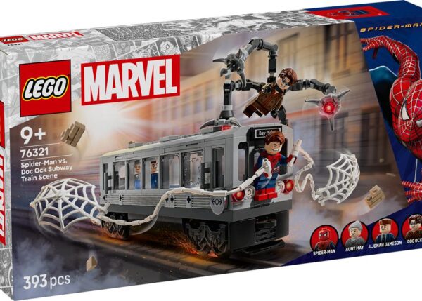 LEGO SUPER HEROES SPIDERMAN CONTRO DOC OCK: DUELLO SUL TRENO 76321