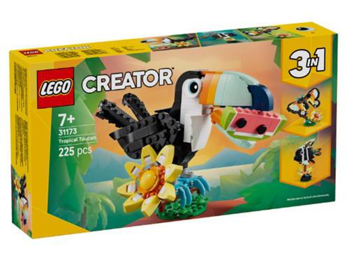 LEGO CREATOR ANIMALI SELVATICI TUCANO TROPICALE 31173 ART.530280441
